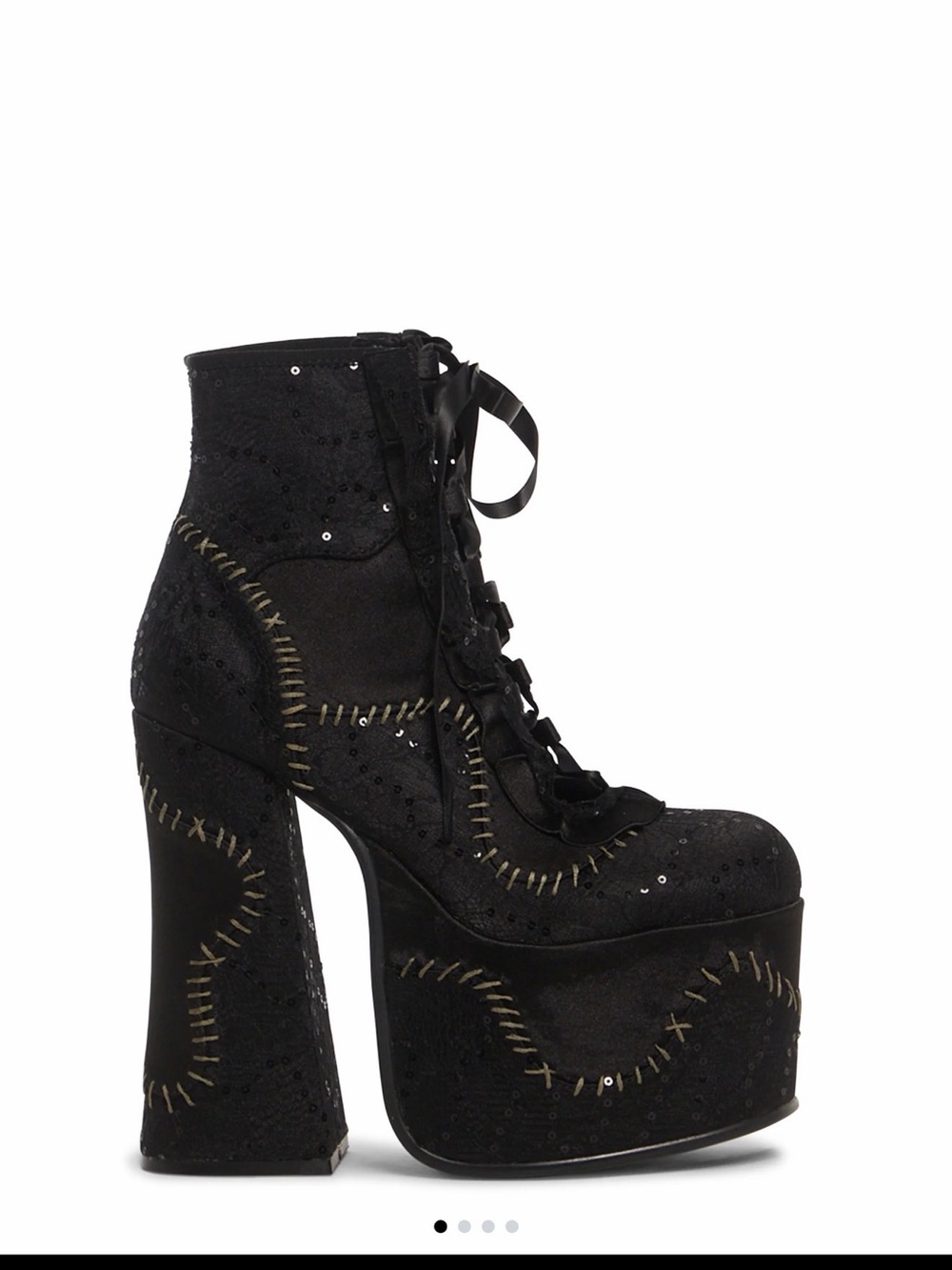 Trickz n’ Treatz Lover’s Duet Platform Boots *NWOB*